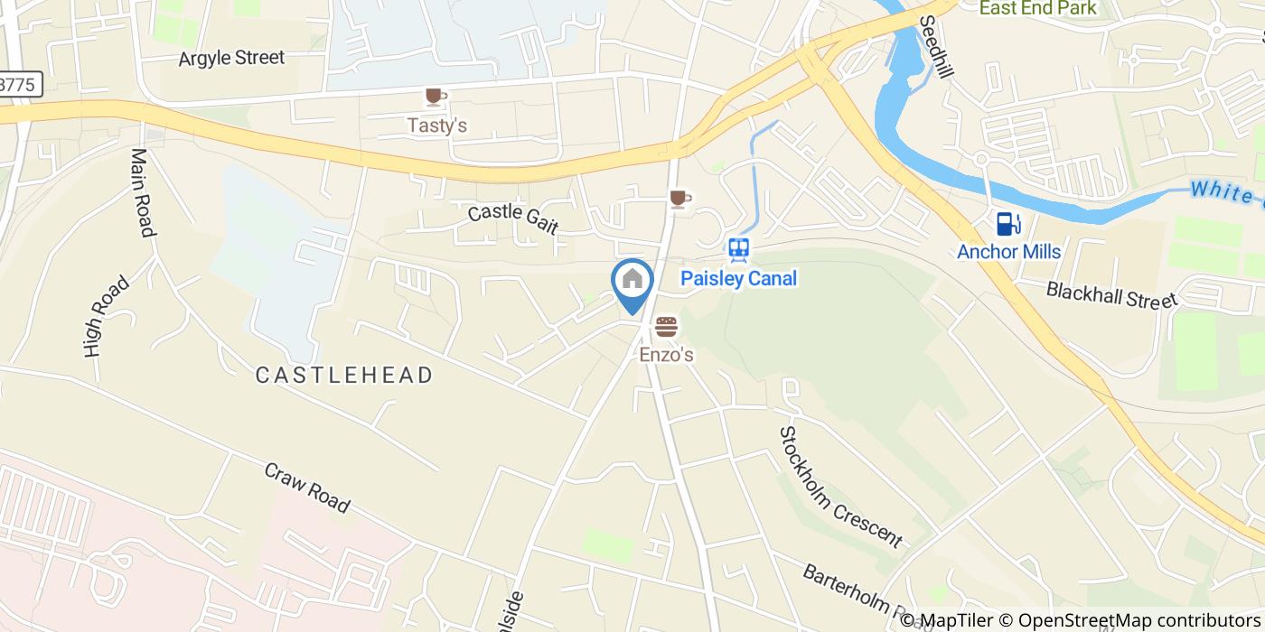 1 Bed Flat, Causeyside Street, PA1