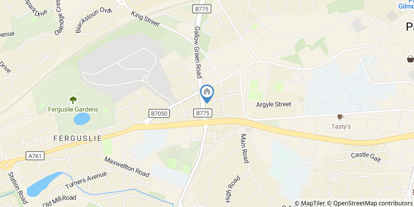 1 Bed Flat, Maxwellton Street, PA1
