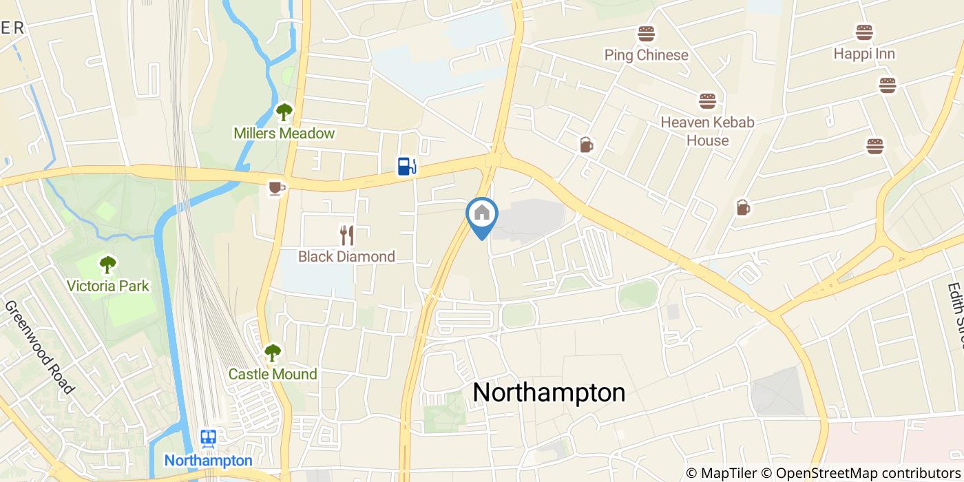 1 Bed Flat, Oriel House, NN1