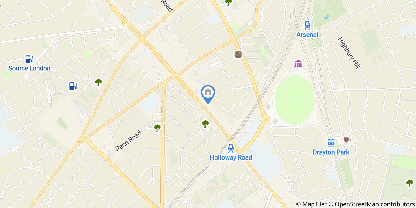Studio Flat, Holloway Road, N7