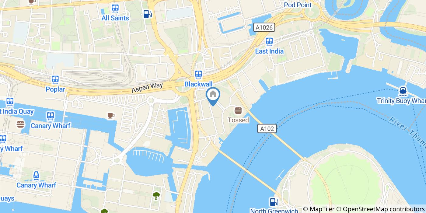 1 Bed Flat, Blackwall Way, E14