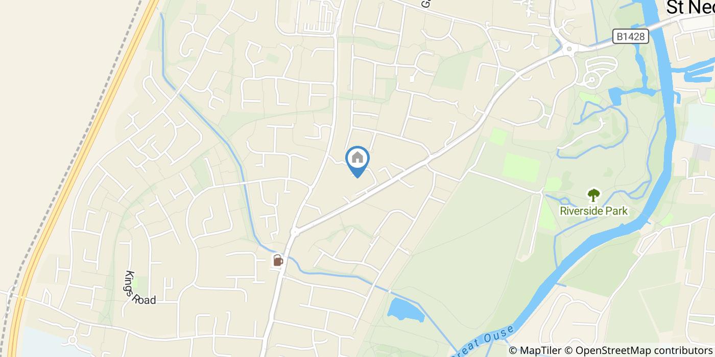 1 Bed Flat, St. Neots Road, PE19