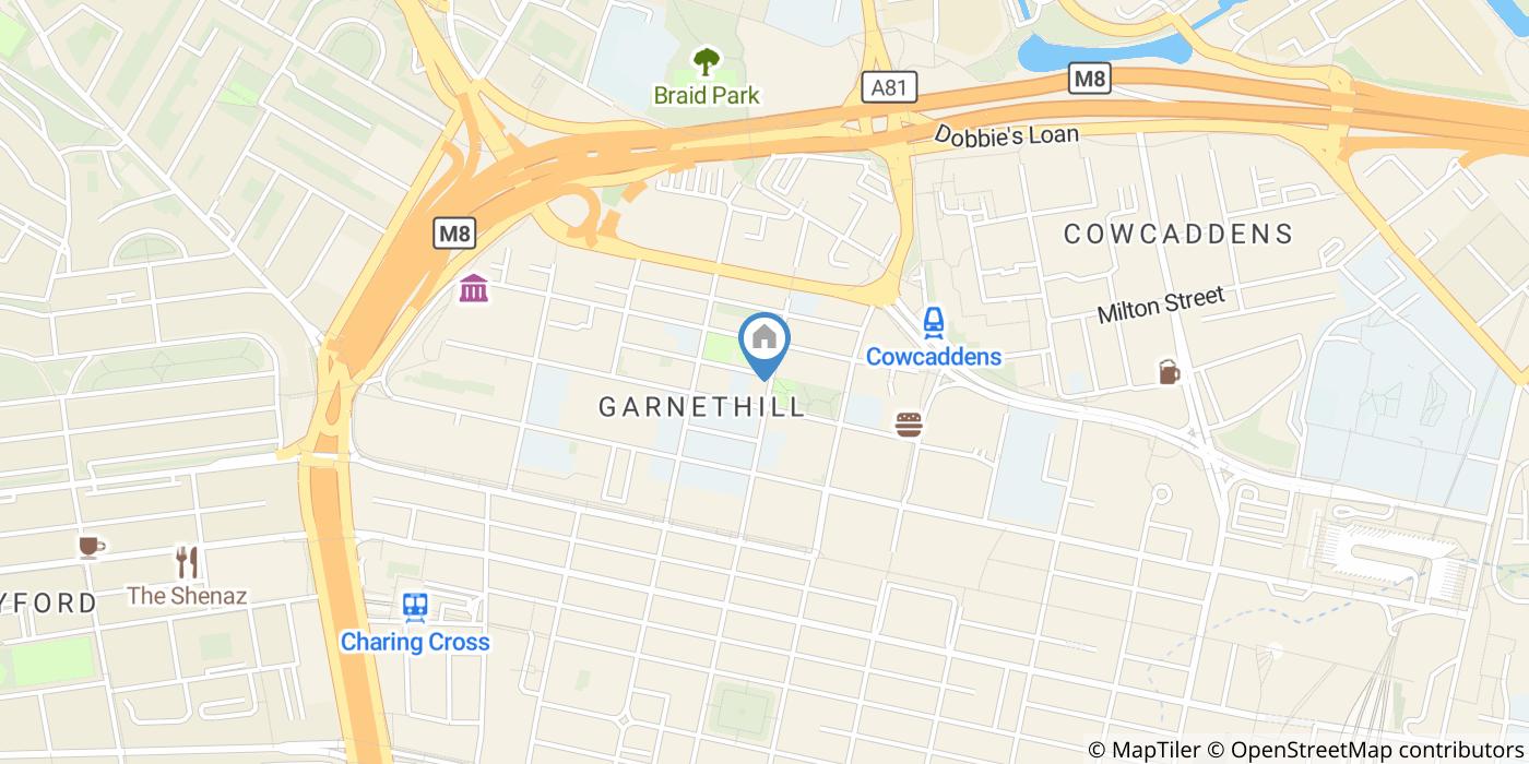2 Bed Flat, Dalhousie Street, G3