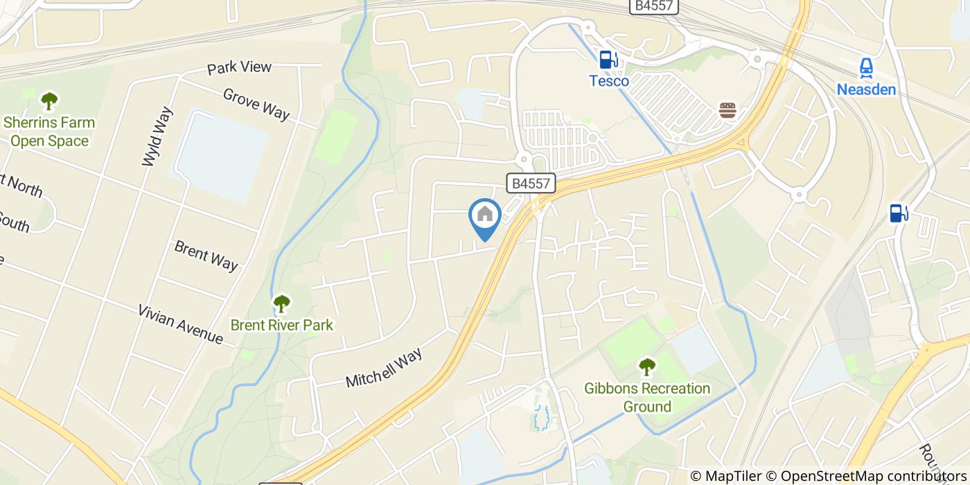 2 Bed Flat, Dorman Walk, NW10