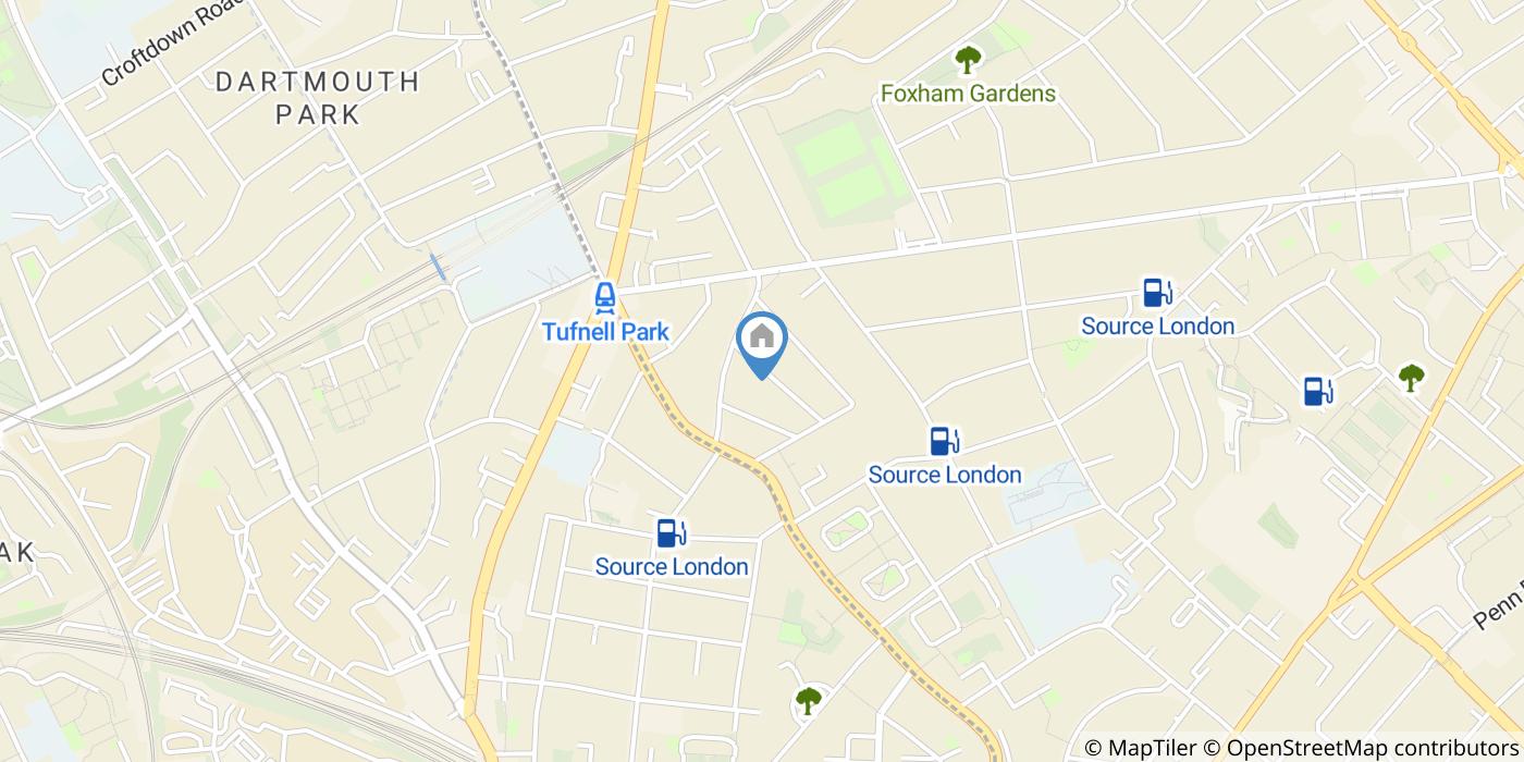 1 Bed Flat, Hugo Road, N19