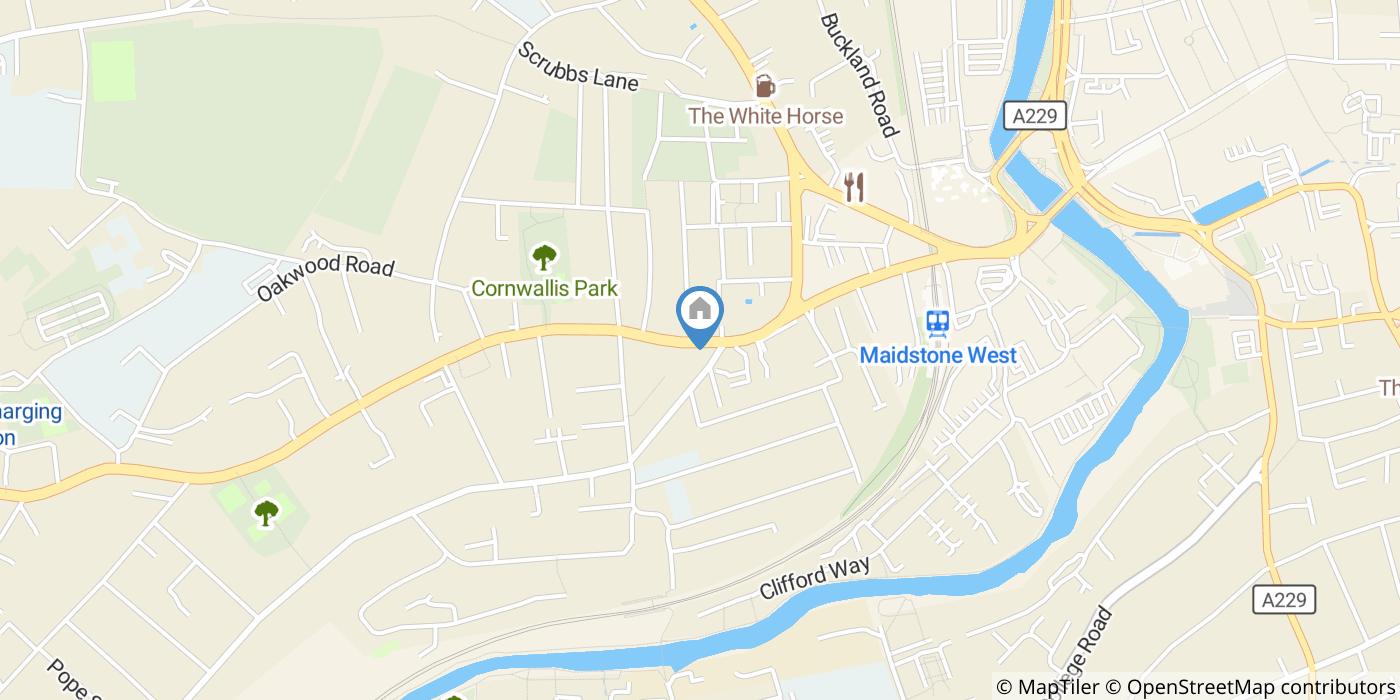 Studio Flat, Tonbridge Road, ME16