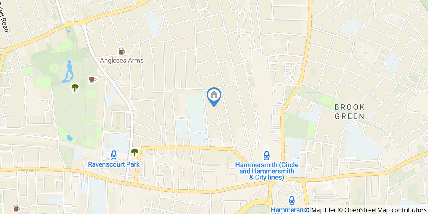 2 Bed Terraced House, Southerton Road, W6
