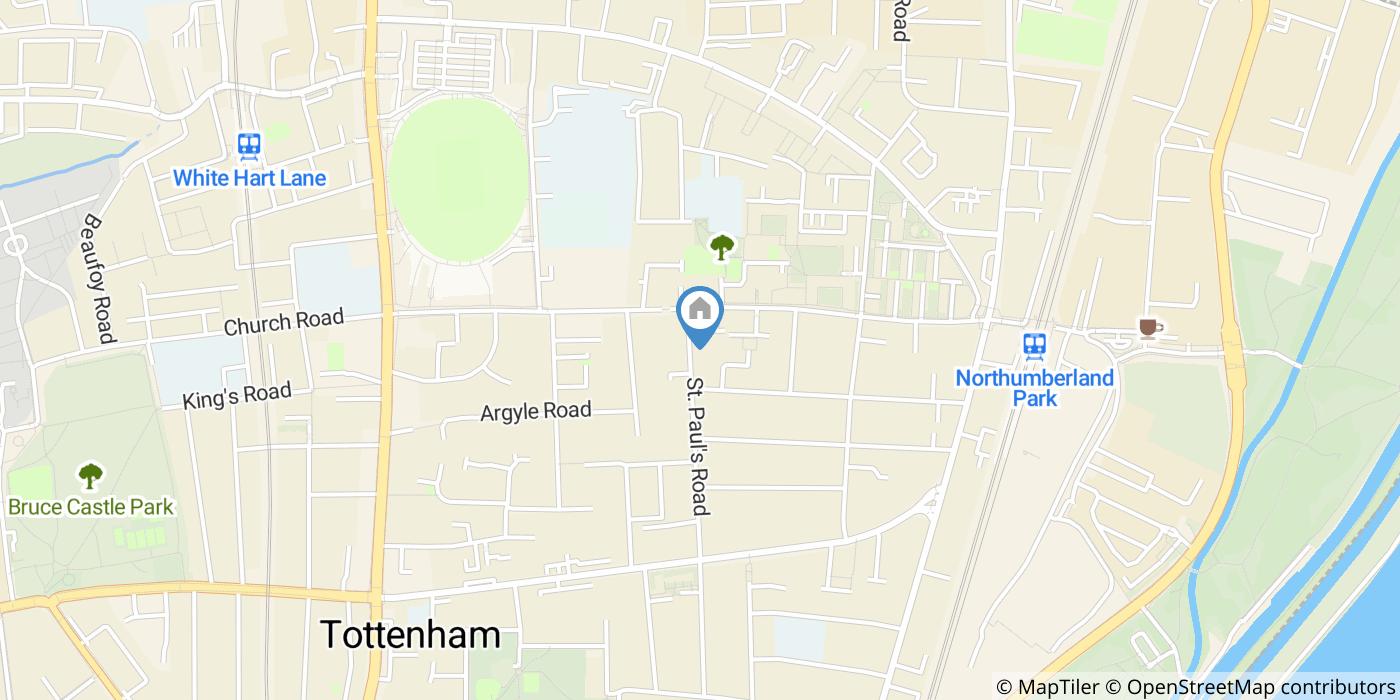 Studio Flat, St. Pauls Road, N17