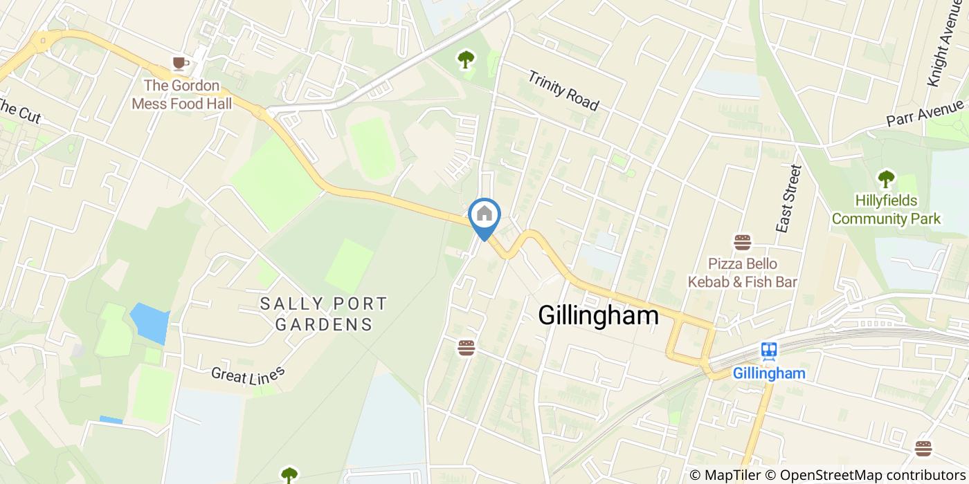 1 Bed Flat, Marlborough Road, ME7