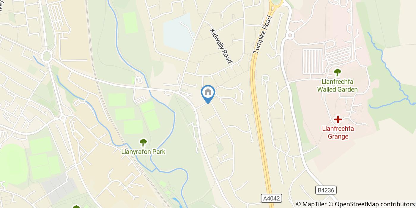 2 Bed Terraced House, Llangorse Road, NP44