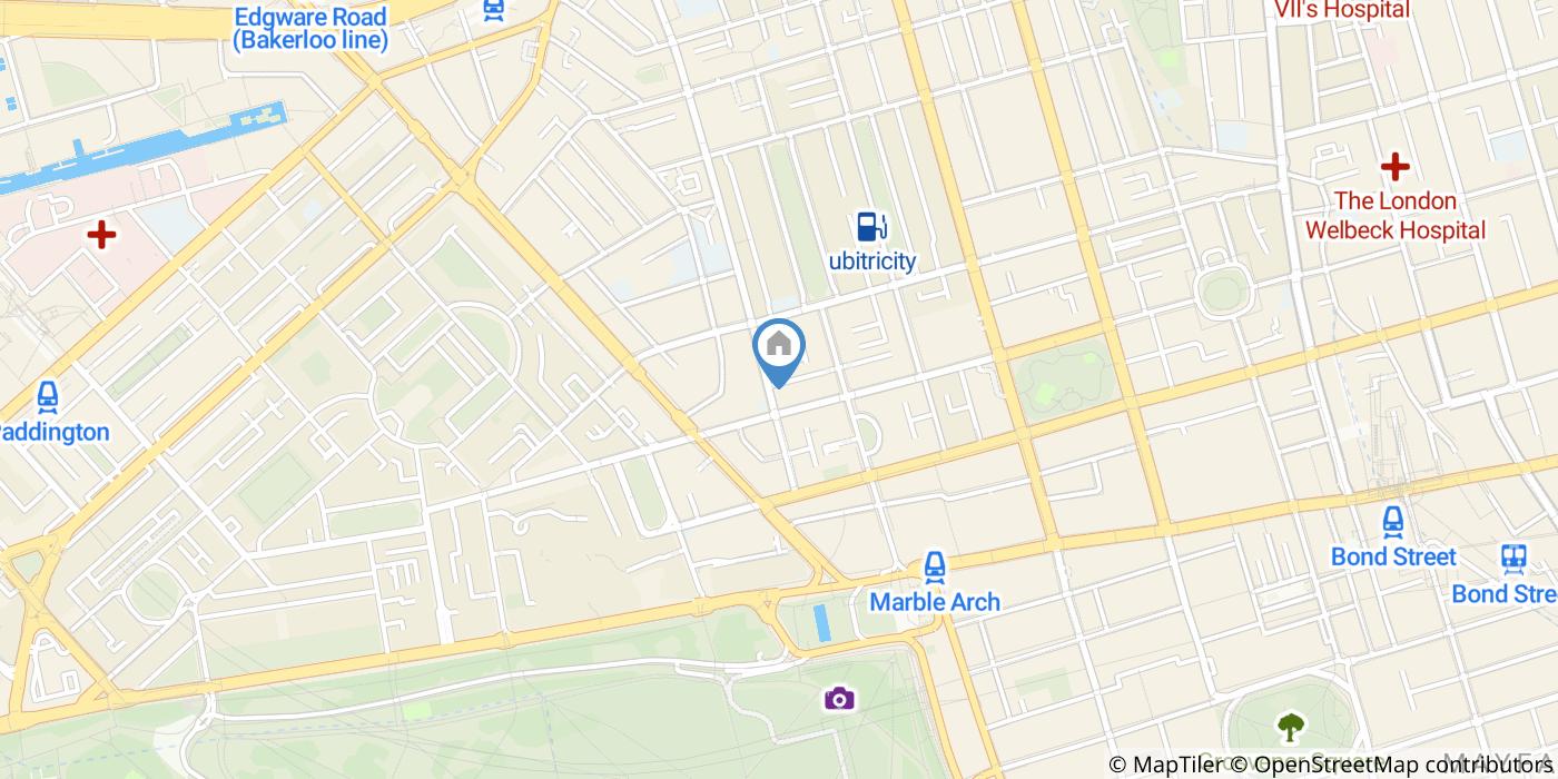 Studio Flat, Seymour Place, W1H