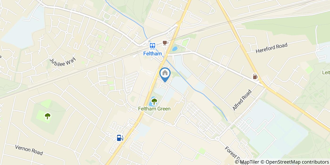 Studio Flat, Victoria House, TW13