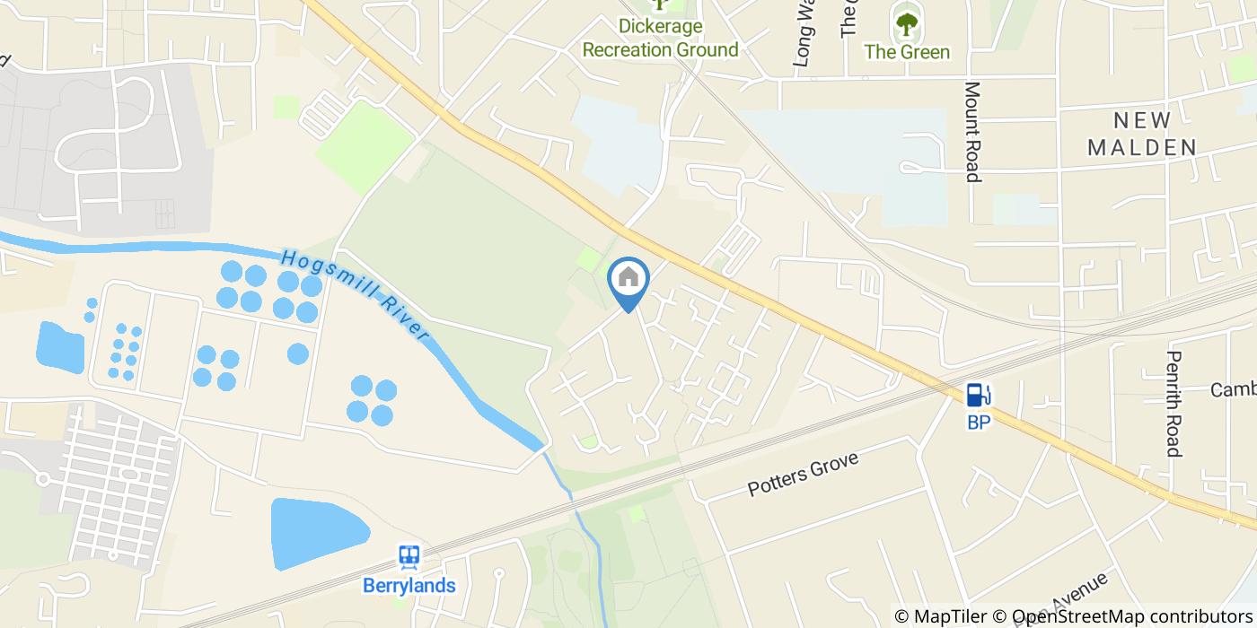 Room in a Shared House, Willow Road, KT3