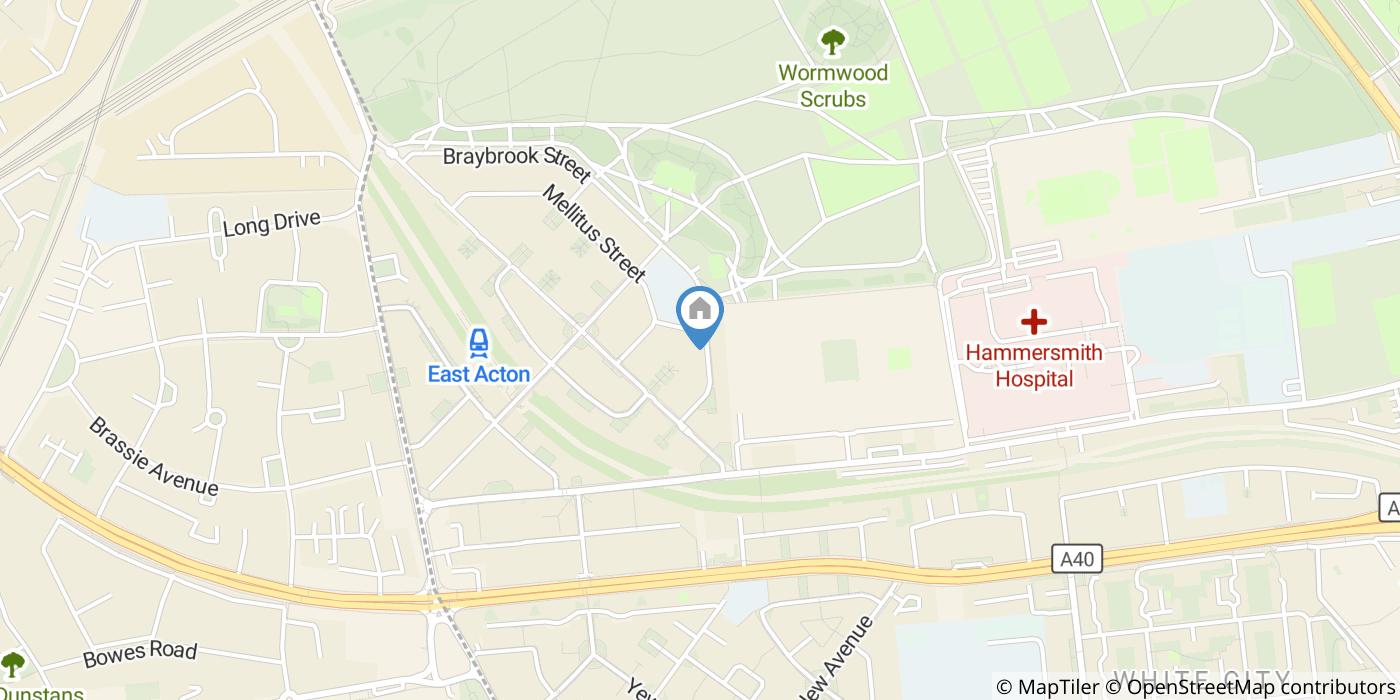 4 Bed Terraced House, Braybrook Street, W12