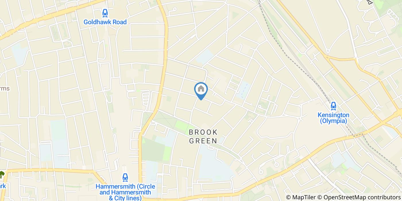 1 Bed Flat, Sterndale Road, W14