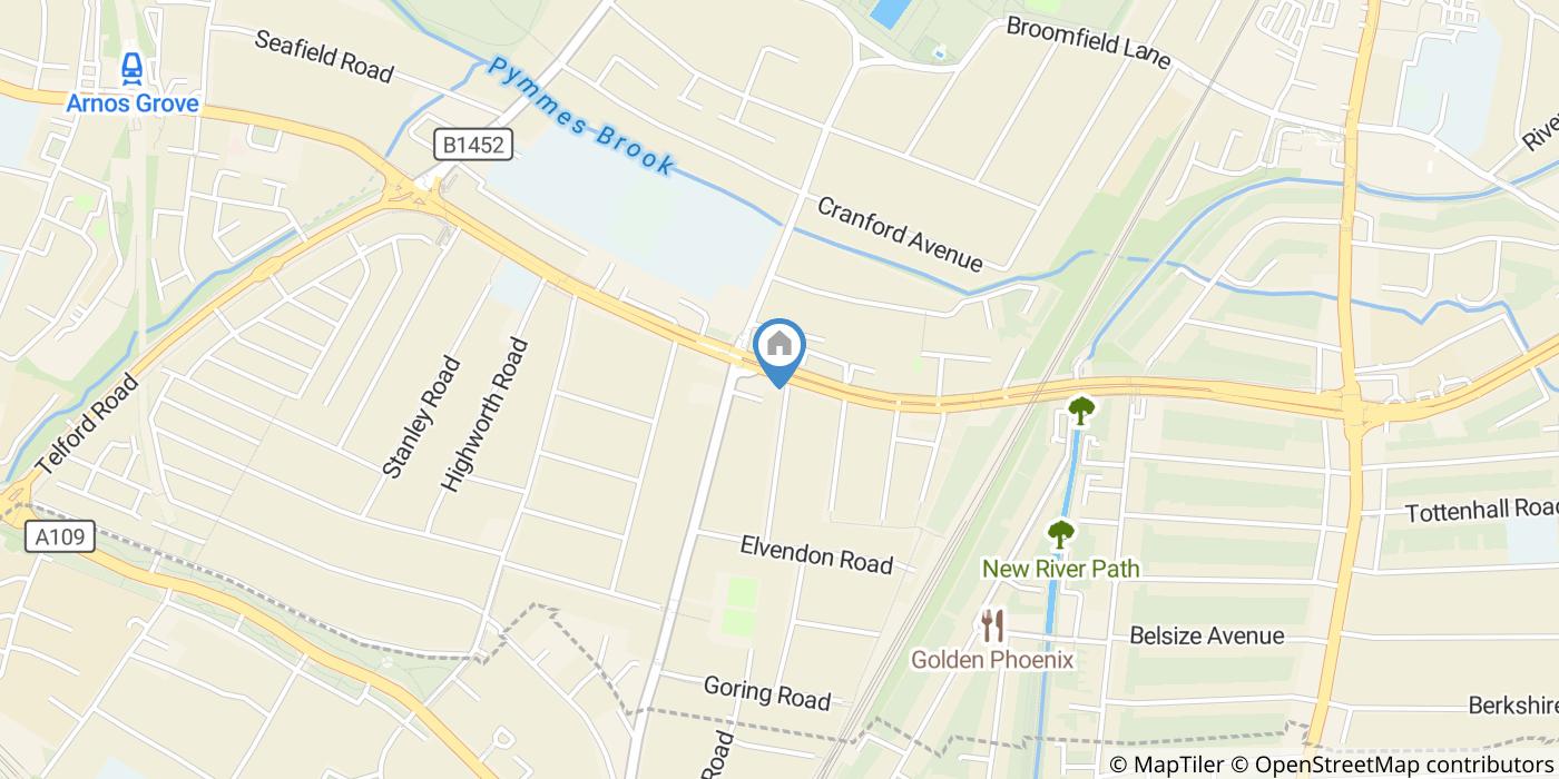 Studio Flat, Bowes Road, N13