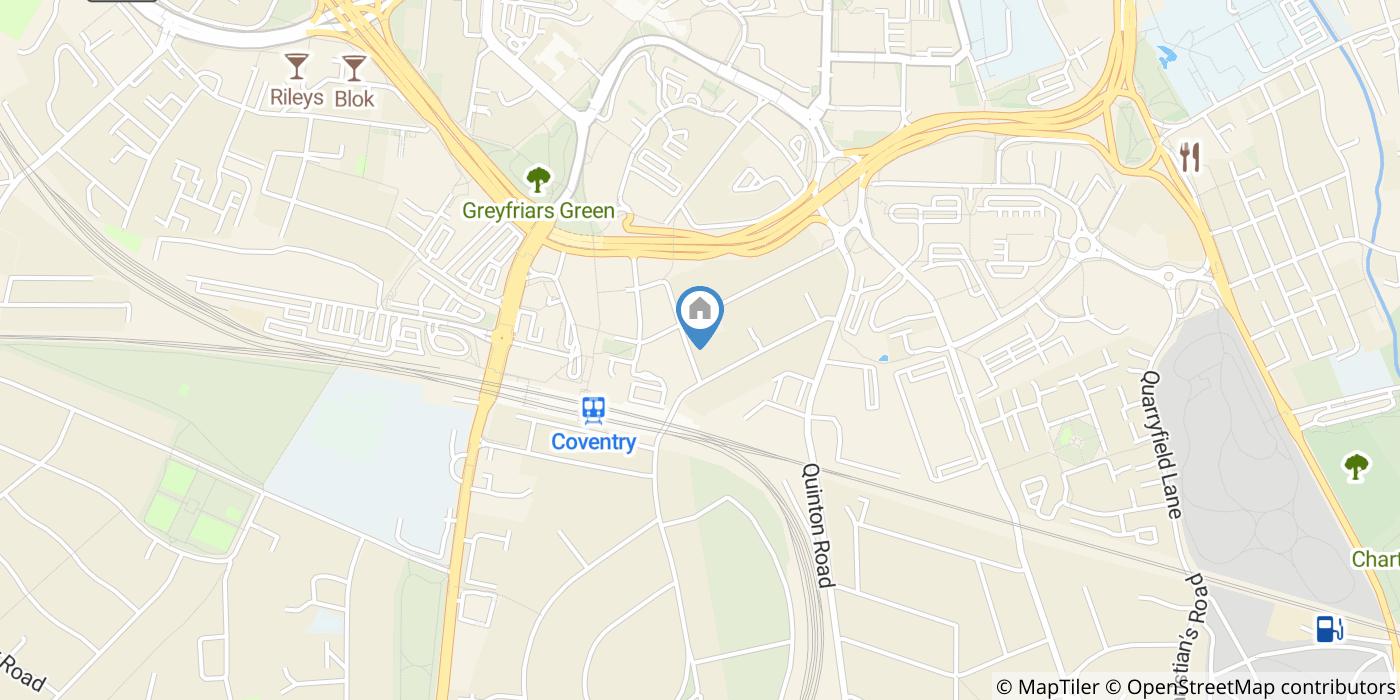 Studio Flat, Manor Road, CV1