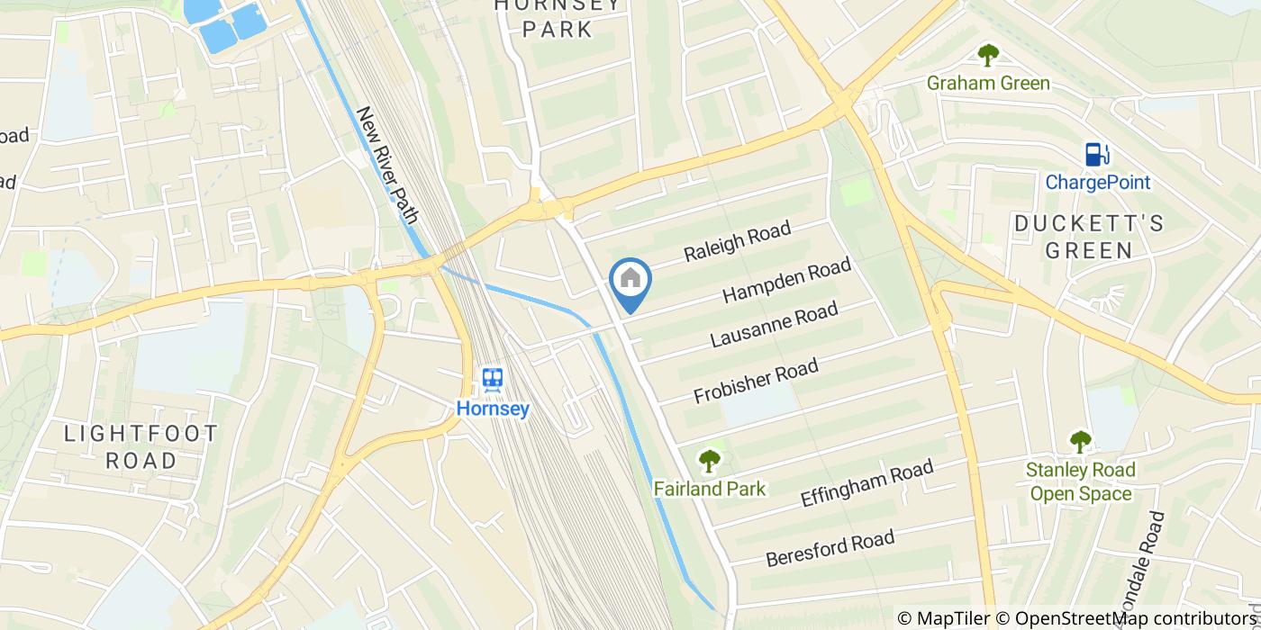 1 Bed Flat, Hampden Road, N8