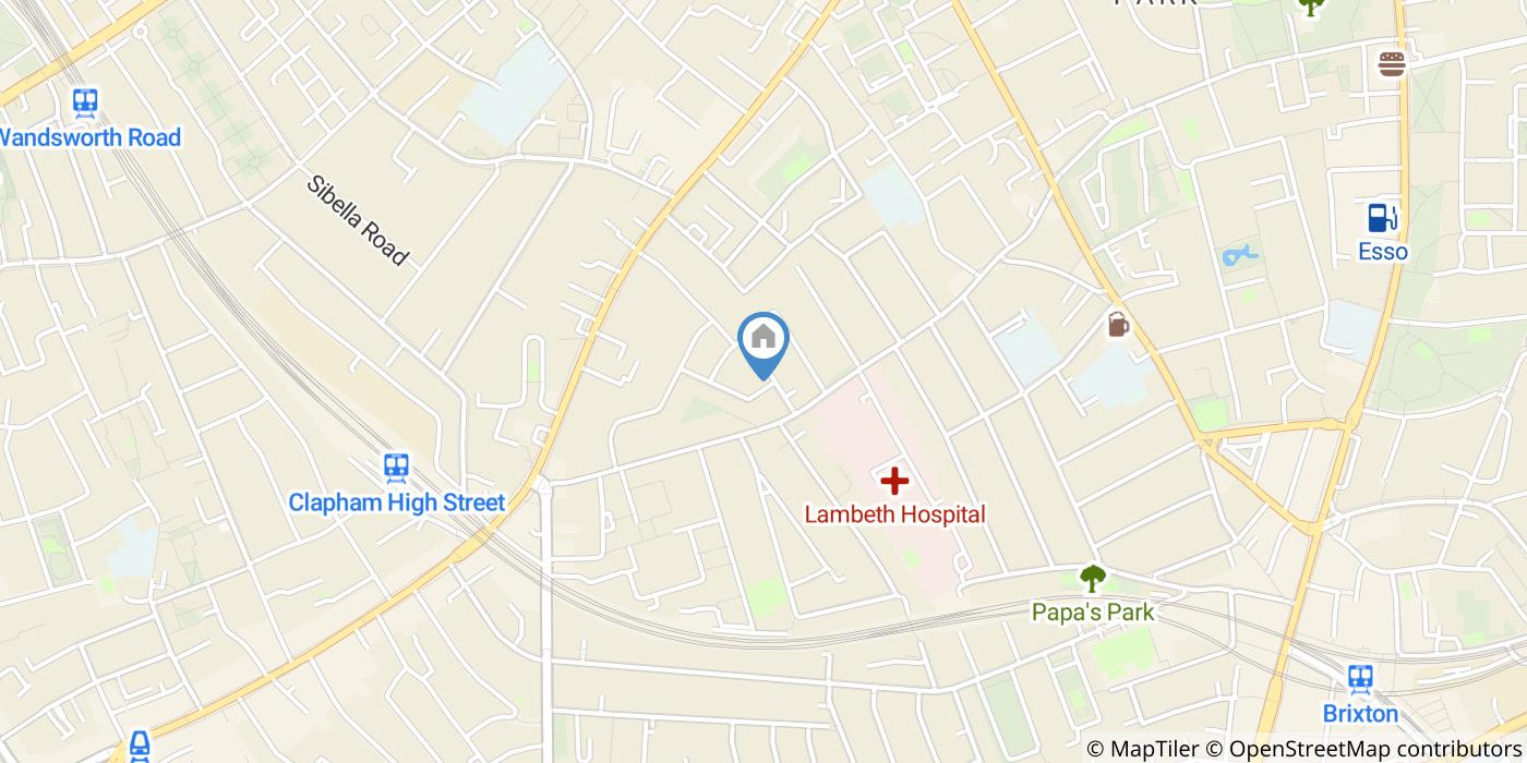 2 Bed Flat, Prideaux Road, SW9