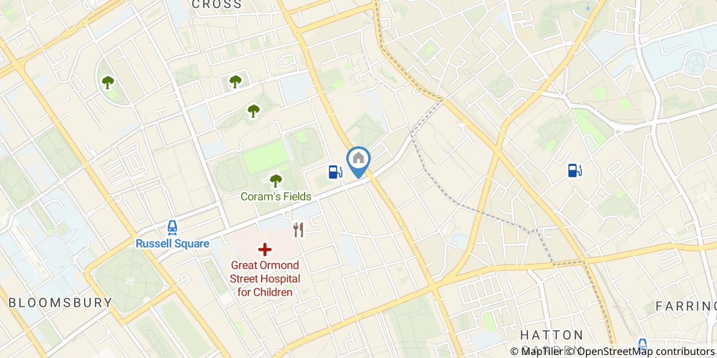2 Bed Flat, Guilford Street, WC1N