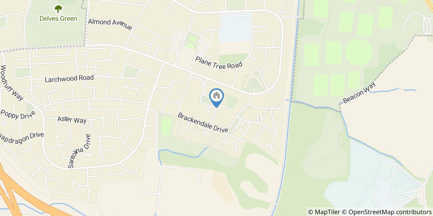2 Bed Semi-Detached House, The Grove, WS5