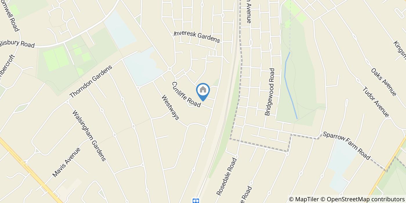 3 Bed Semi-Detached House, Cunliffe Road, KT19