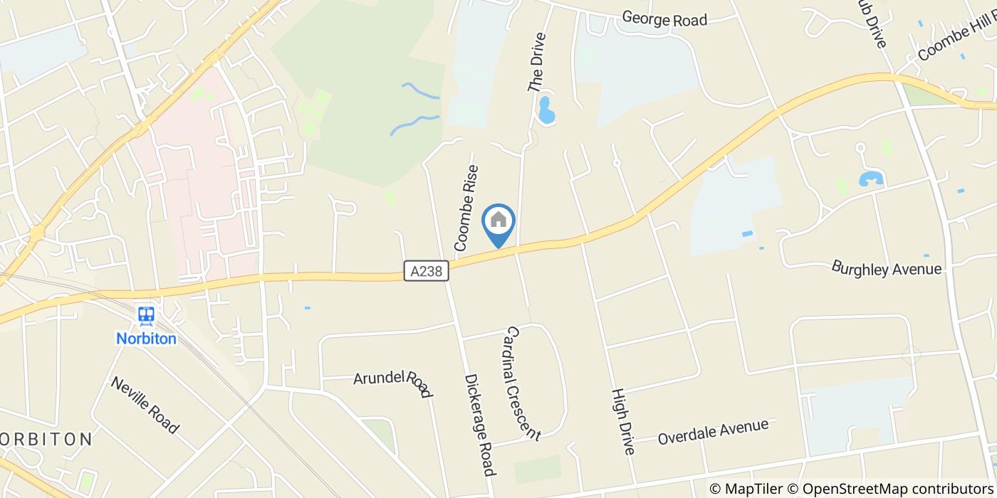 2 Bed Terraced House, Coombe Lane West, KT2