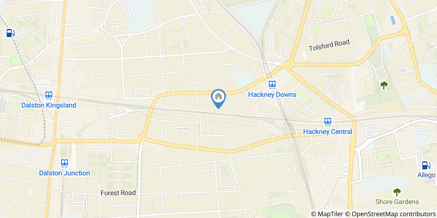 1 Bed Flat, Greenwood Road, E8