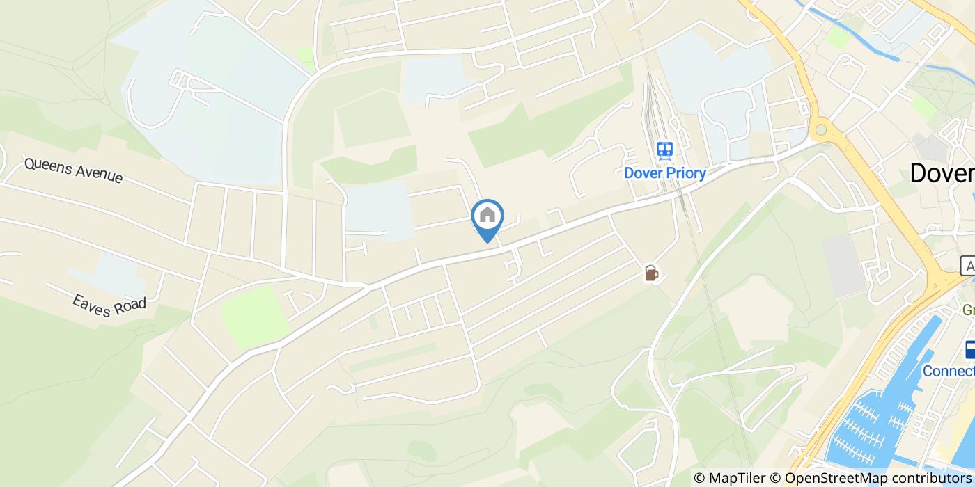1 Bed Flat, Folkstone Road, CT17