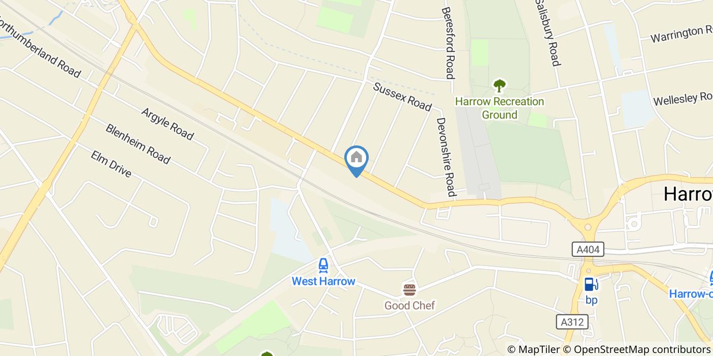 Studio Flat, Pinner Road, HA1