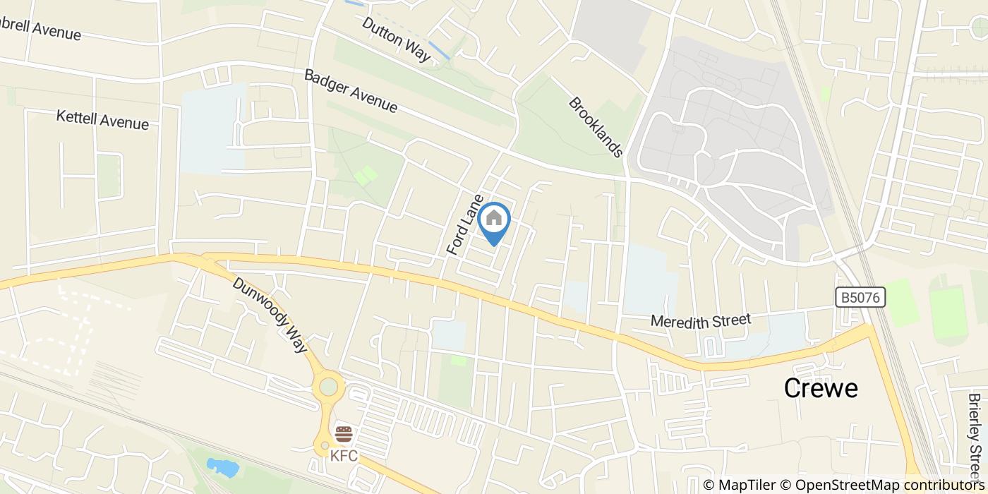 1 Bed Flat, Elizabeth Street, CW1