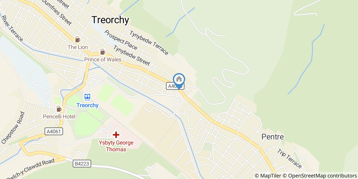 3 Bed Terraced House, High Street, CF42