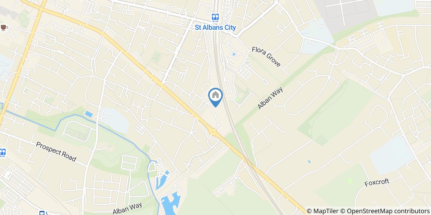 1 Bed Flat, Ziggurat House, AL1