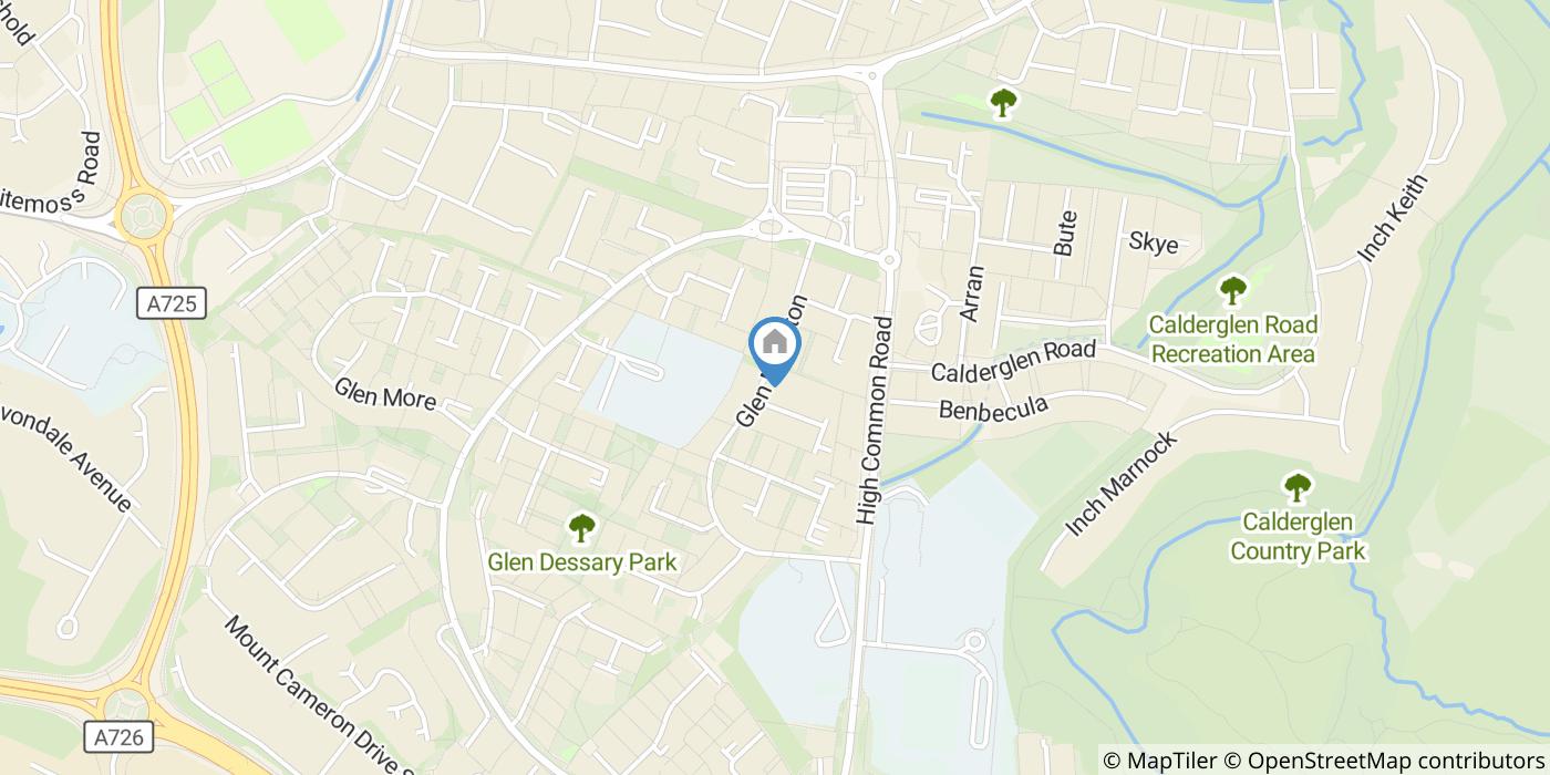 2 Bed Flat, Glen Moy, G74