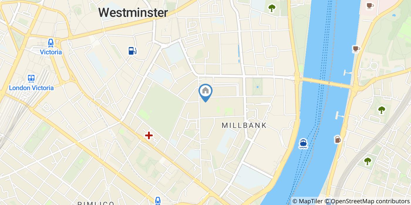 1 Bed Flat, Probyn House, SW1P