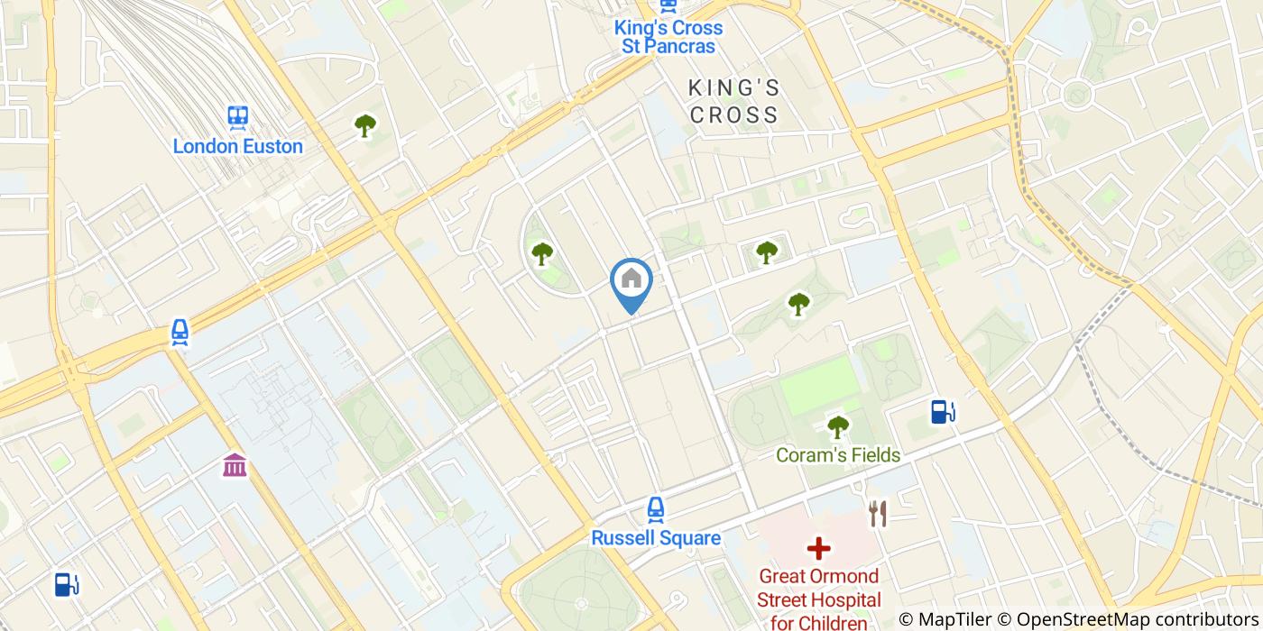 3 Bed Flat, Tavistock Place, WC1H