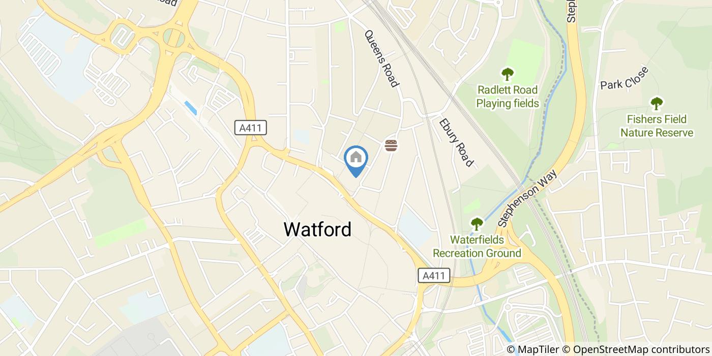 1 Bed Flat, Ashleigh Court, WD17