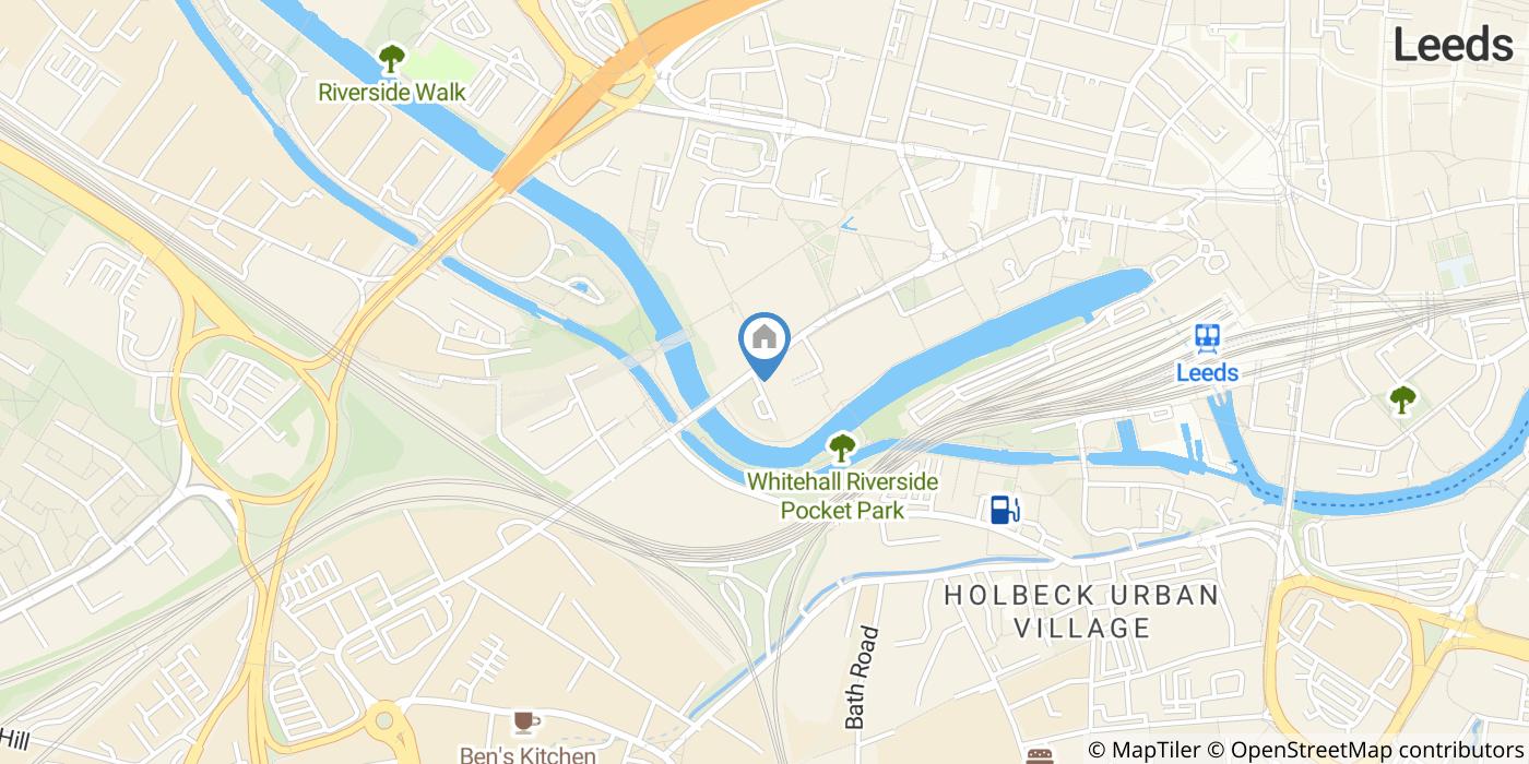 2 Bed Flat, Riverside Way, LS1