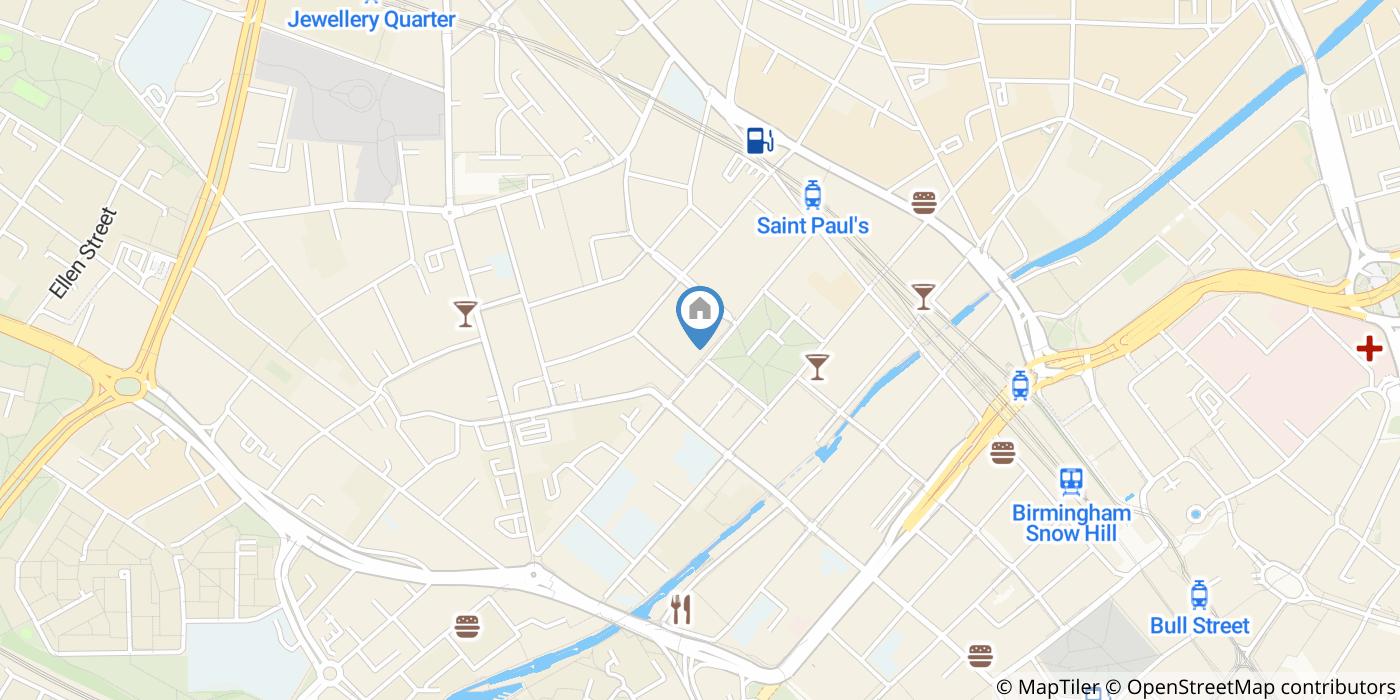 Studio Flat, St. Paul's Square, B3