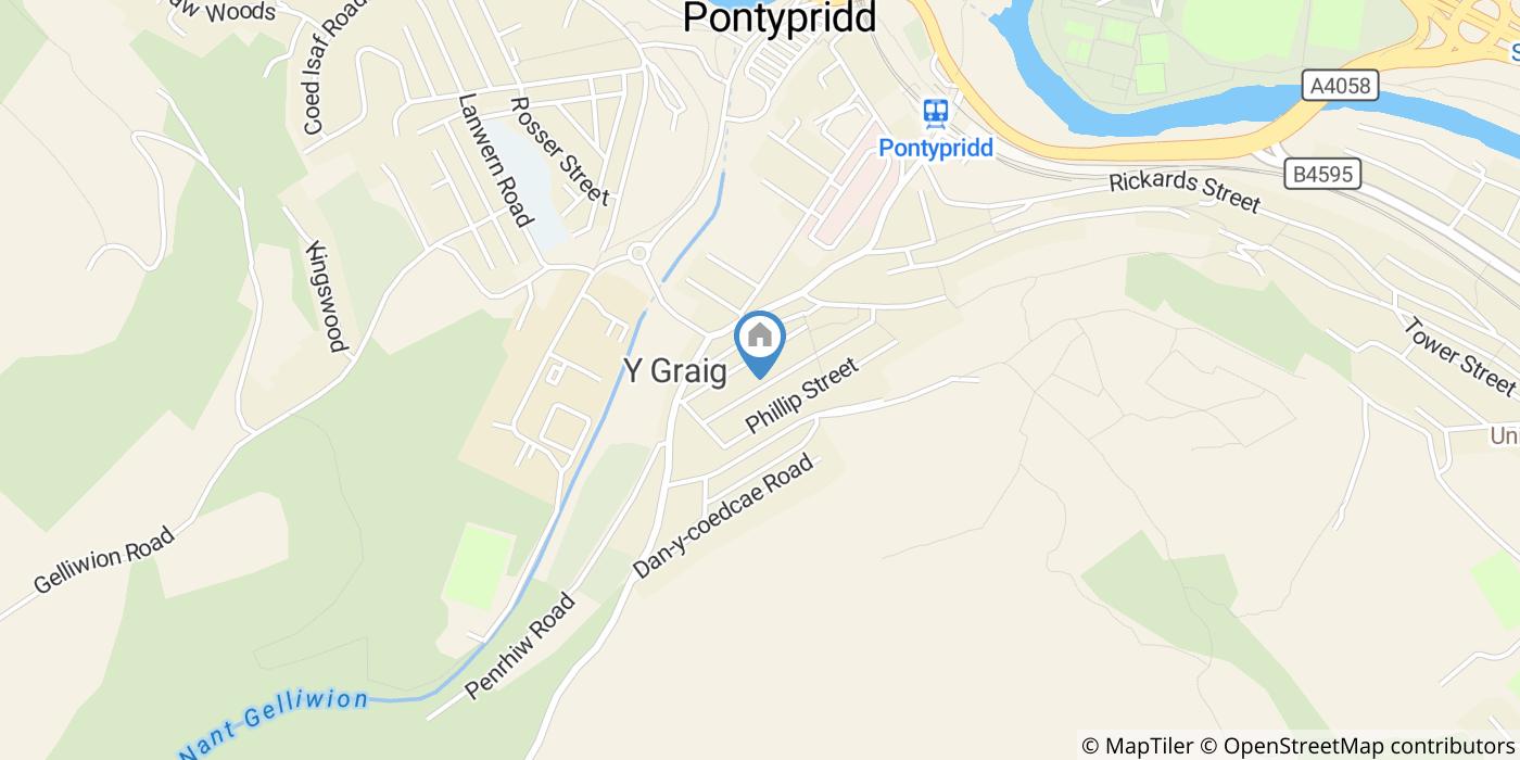 3 Bed Terraced House, Danygraig Street, CF37