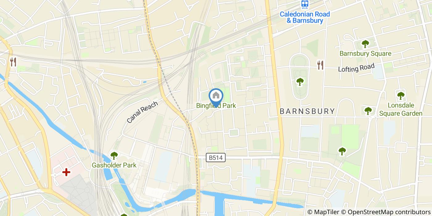 3 Bed Maisonette, Bingfield Street, N1