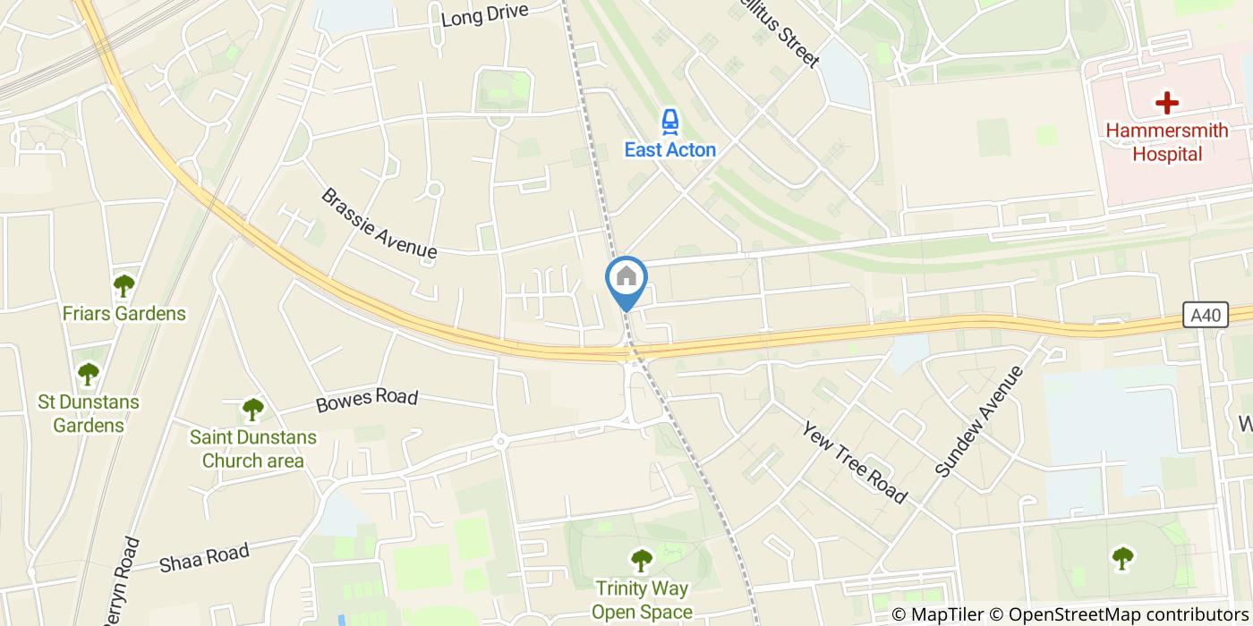 Studio Flat, Old Oak Common Lane, W3