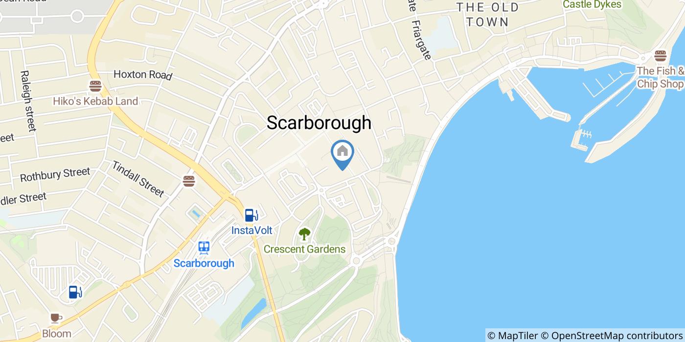 1 Bed Flat, Falconers Square, YO11
