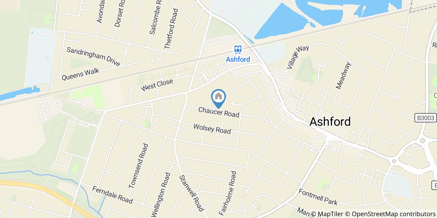 Studio Flat, Chaucer Road, TW15