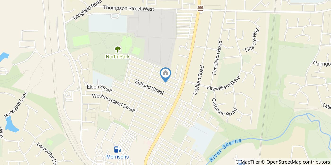 2 Bed Terraced House, Brougham Street, DL3