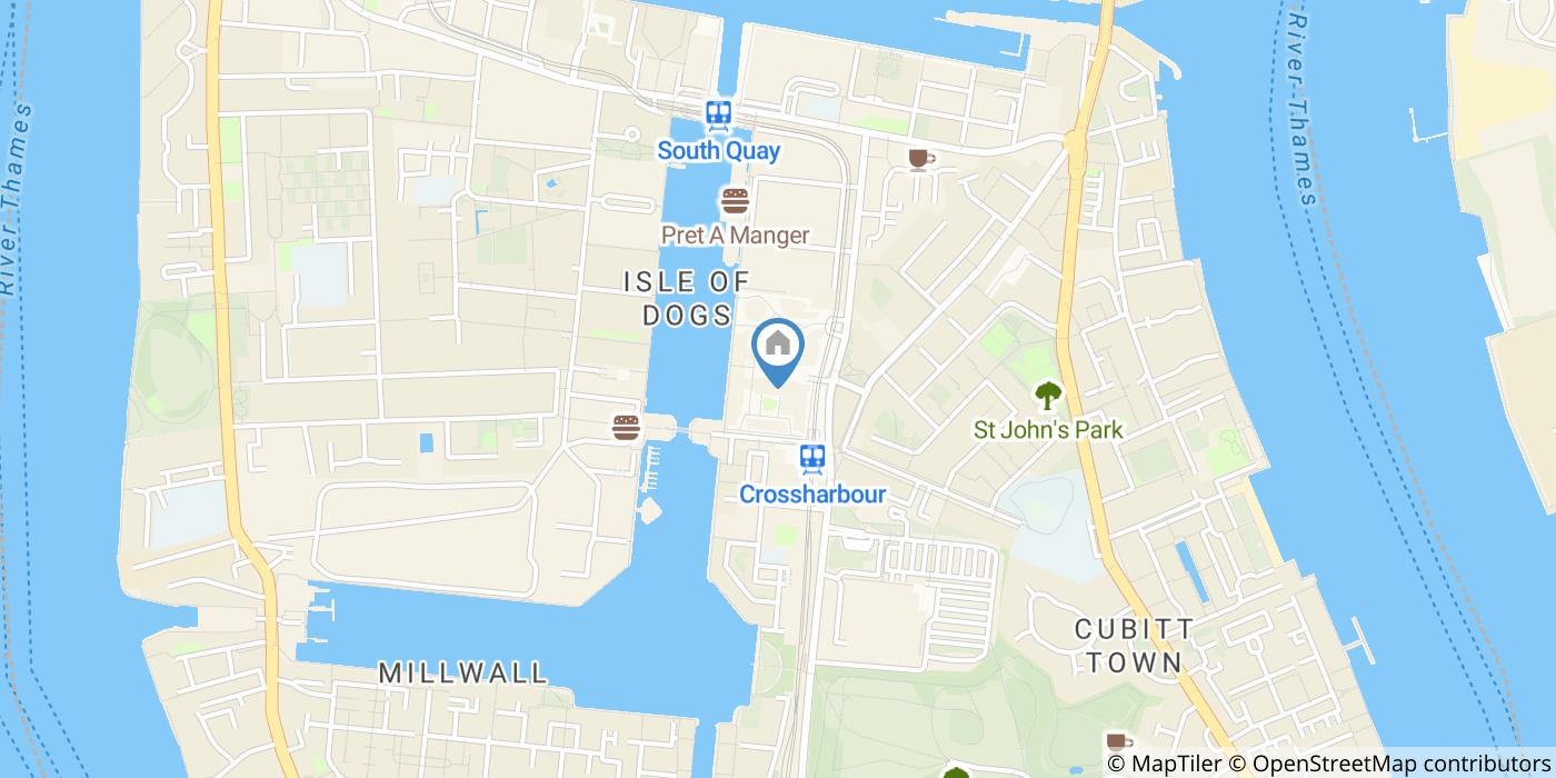 2 Bed Flat, Baltimore Wharf, E14
