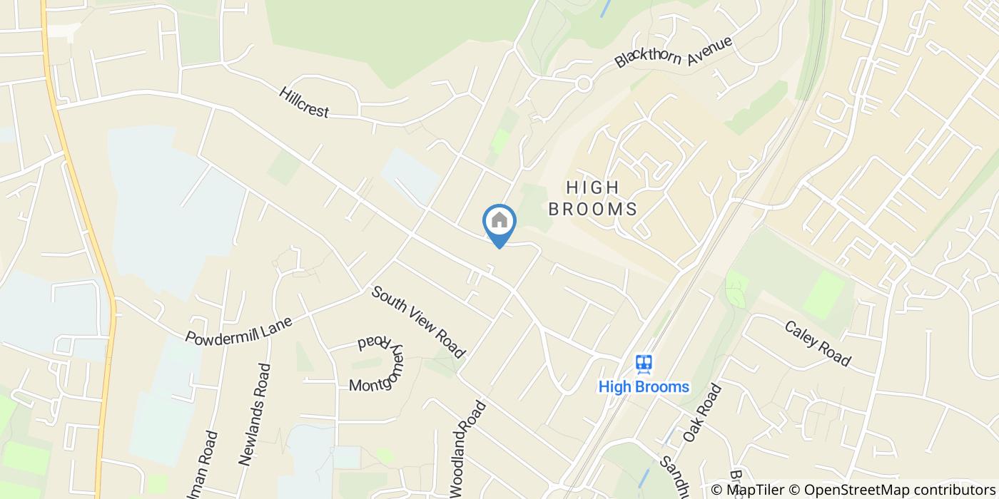 2 Bed Terraced House, Great Brooms Road, TN4