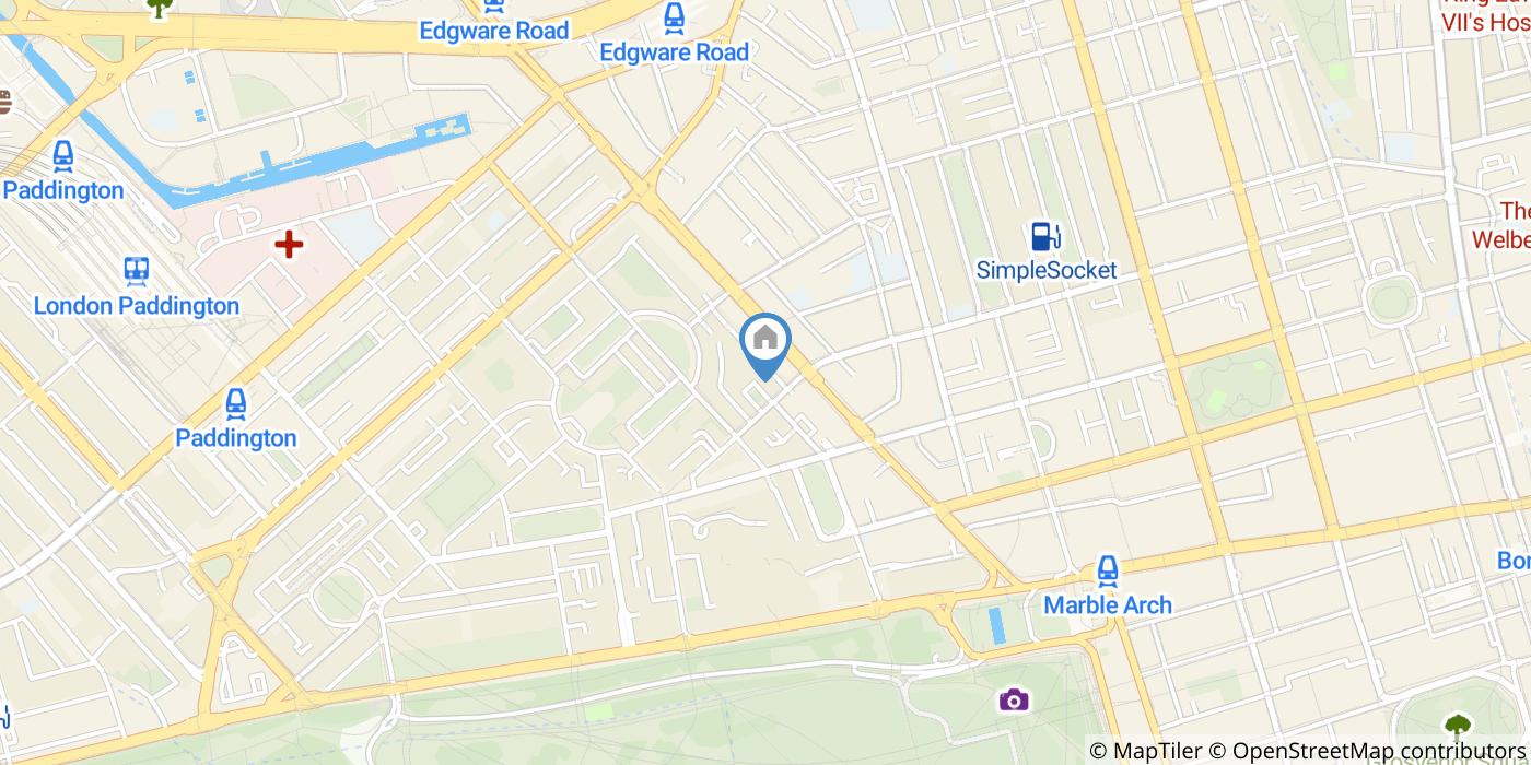 3 Bed Flat, Park West Place, W2