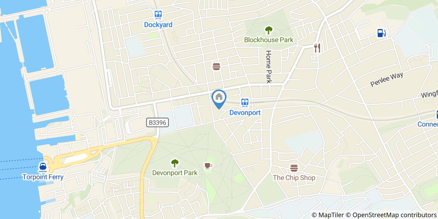 1 Bed Flat, Portland Court, PL1