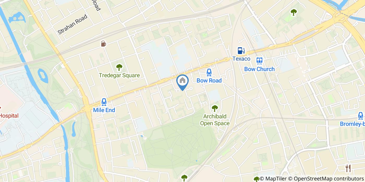 1 Bed Flat, Merchant Street, E3